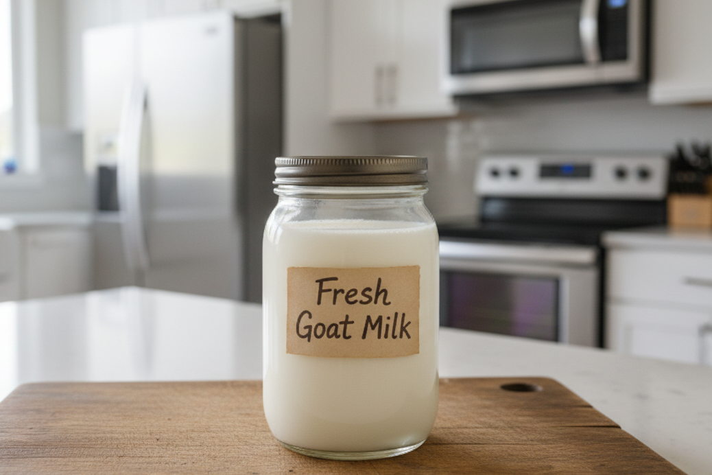 goat milk jar