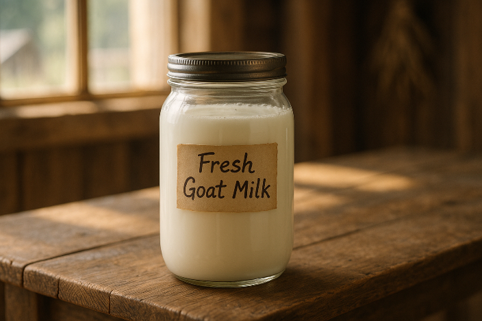 goat milk jar